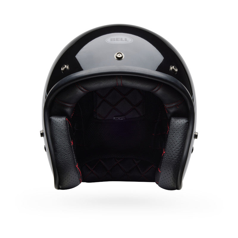 BELL CUSTOM 500 EDGE HELMET - GLOSS METALLIC BLACK/GREY