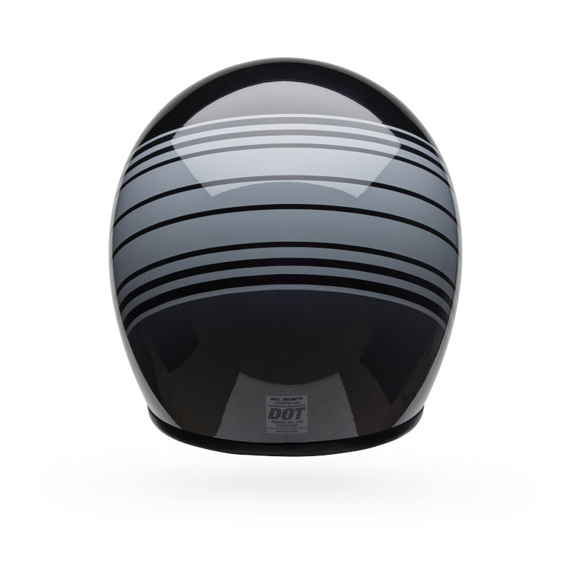 BELL CUSTOM 500 EDGE HELMET - GLOSS METALLIC BLACK/GREY