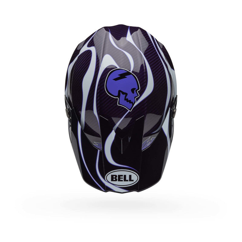 BELL MOTO-10 SPHERICAL SLAYCO HELMET - GLOSS BLACK/WHITE