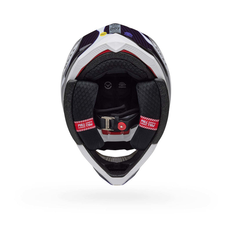 BELL MOTO-10 SPHERICAL SLAYCO HELMET - GLOSS BLACK/WHITE