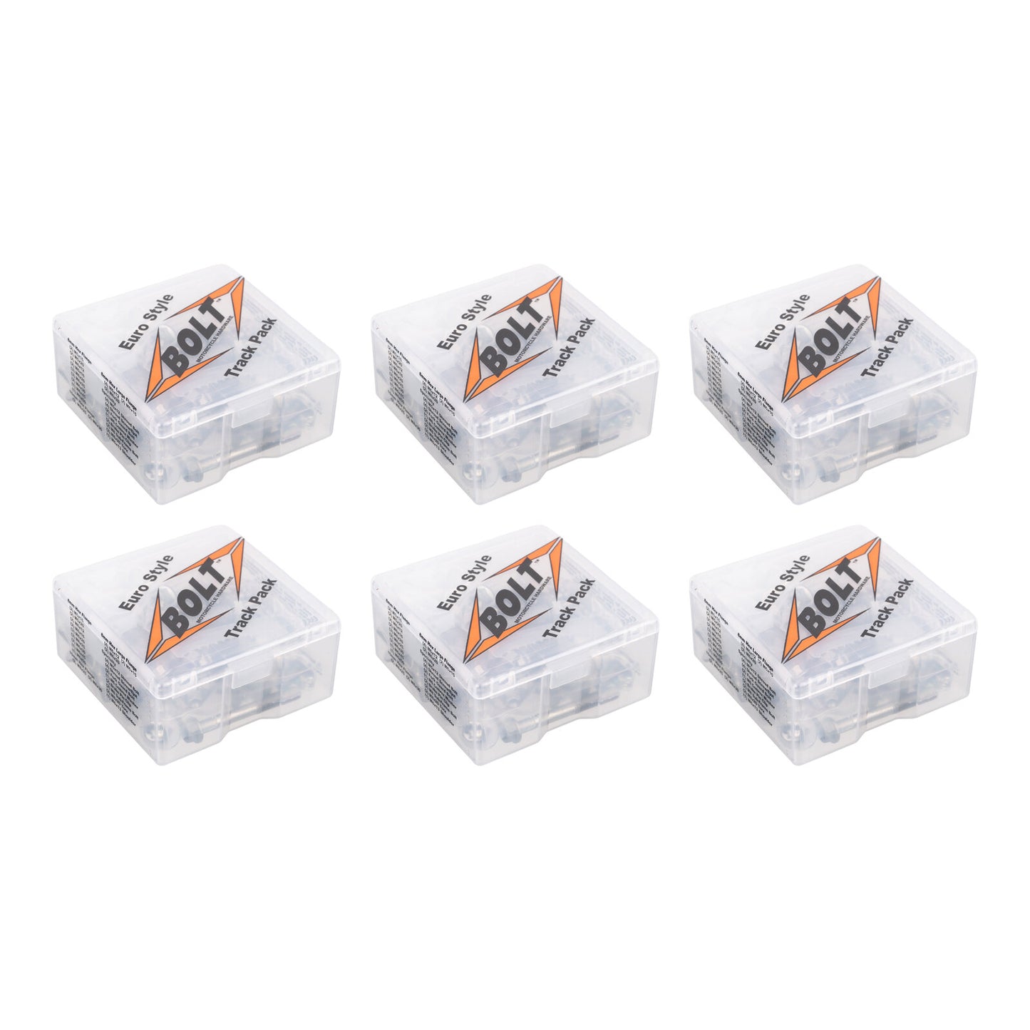Bolt Euro Style Track Pack - 6 Kits in POP Display