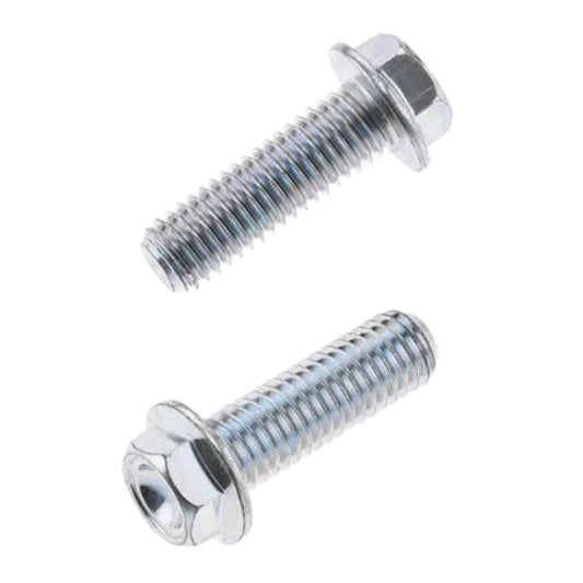 Bolt Hex Flange Bolts 8x1.25x25mm (Pack of 10)