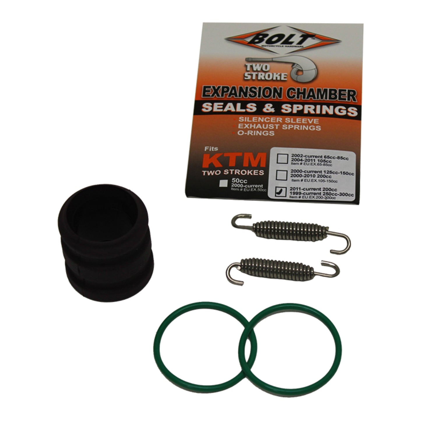 Bolt Exhaust O-Ring Pack KTM 200-300 \'00-Onwards