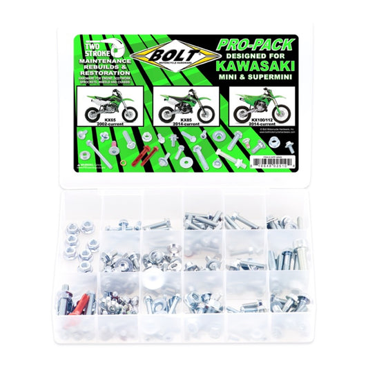 Bolt 2-Stroke Pro Pack for Kawasaki Minis \'02+ KX65, \'14+ KX85/100/112