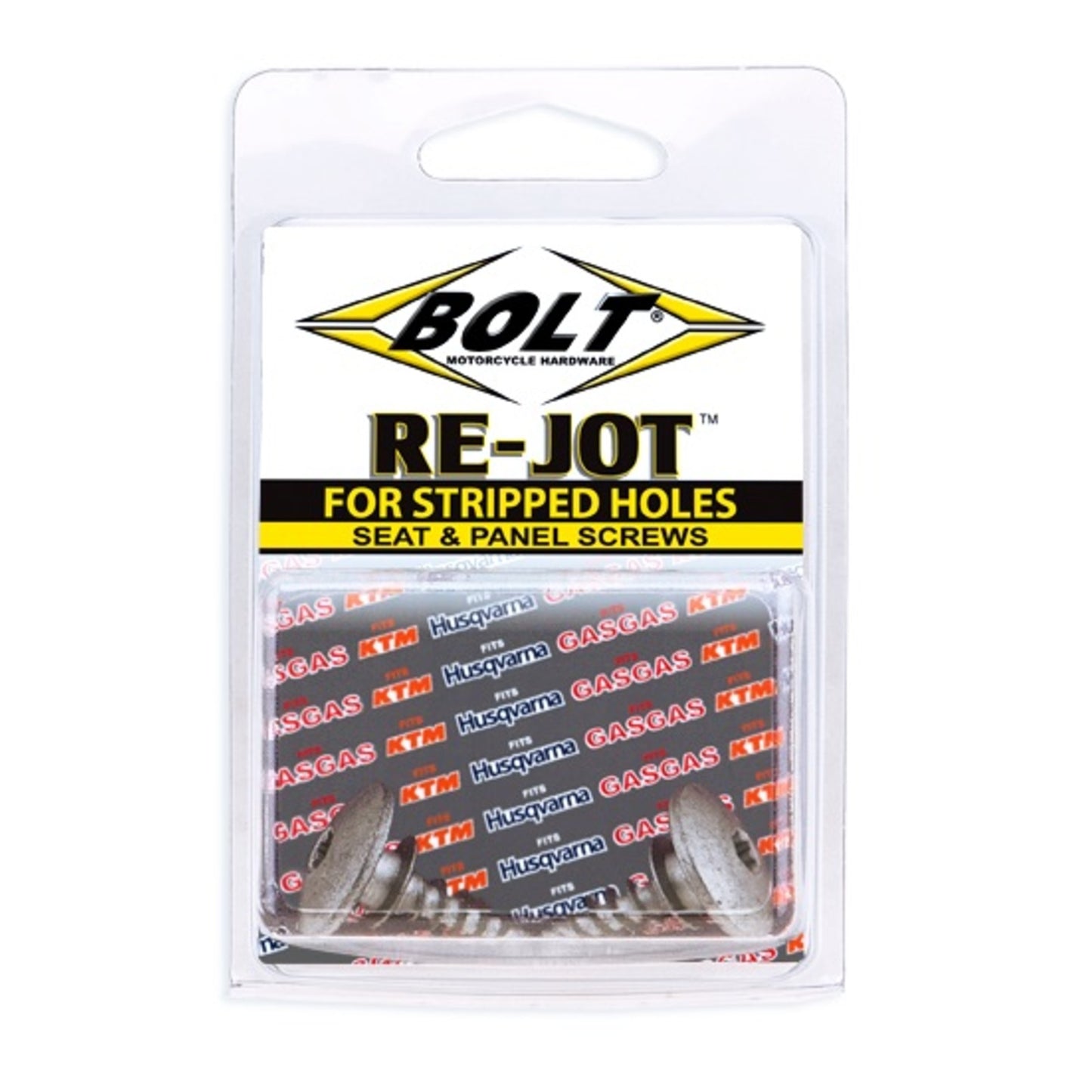 Bolt Re-Jot Seat & Panel Screws - For Stripped Holes in Plastics