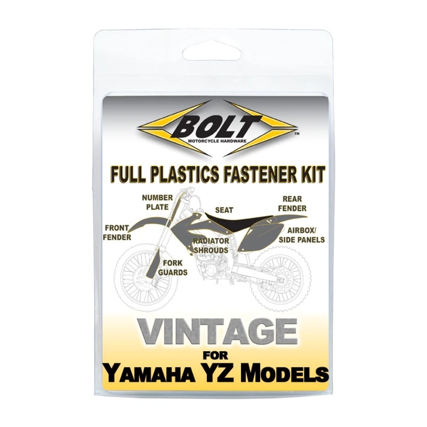 Bolt Body Work Fastener Kit Yamaha YZ/WR250/400/426F \'98-\'02