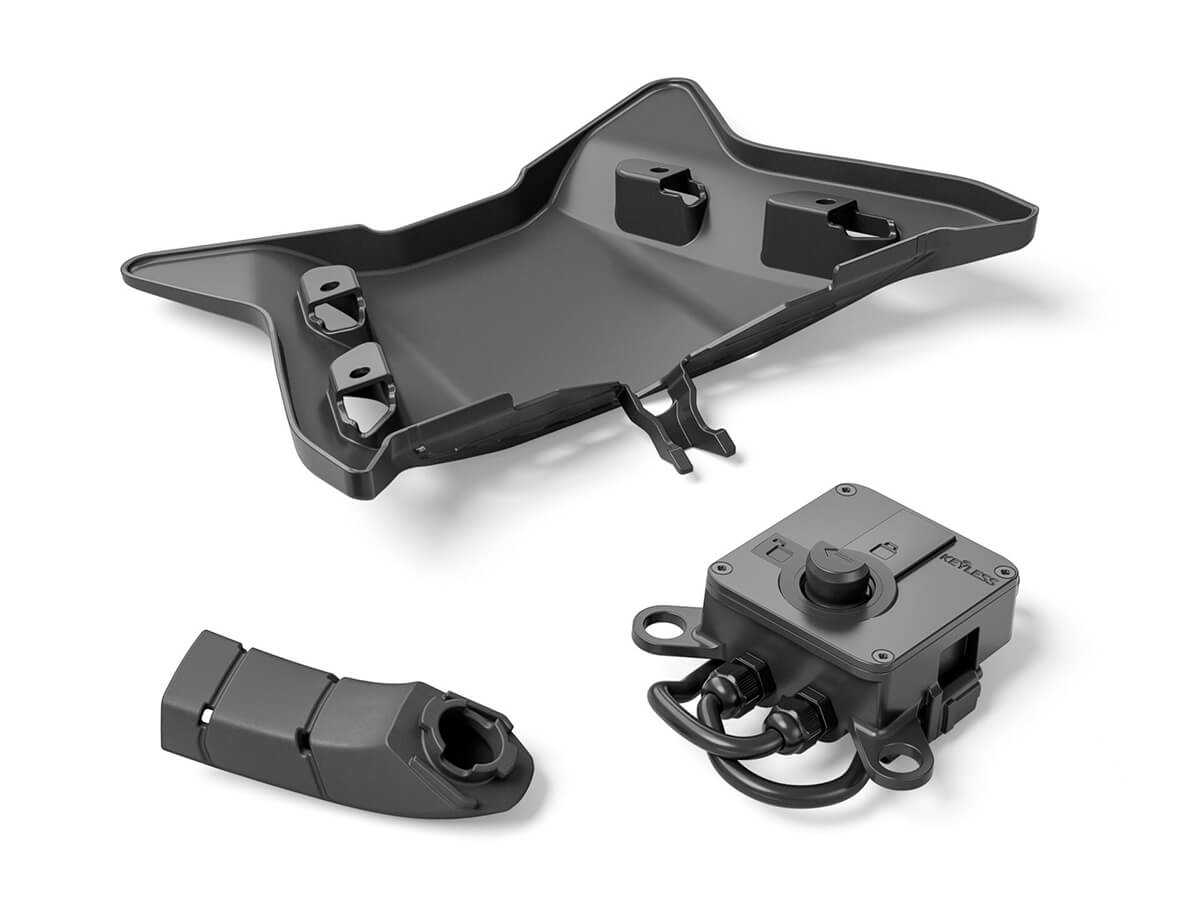 Keyless Top Case Locking Mechanism