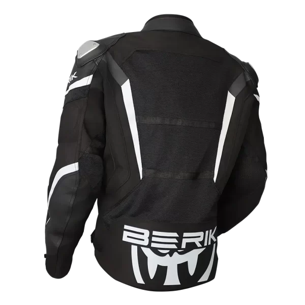 BERIK AMARO TEXTILE/LEATHER JACKET - BLACK