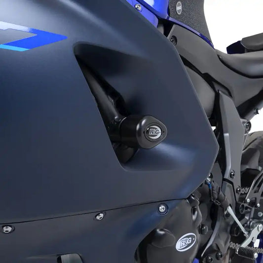 R&G AERO STYLE CRASH PROTECTORS WHITE YZF-R7