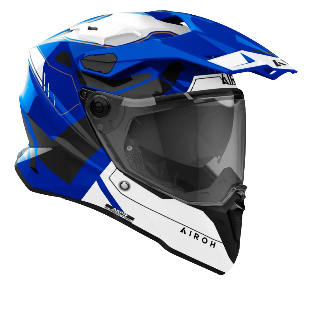 AIROH COMMANDER 2 REVEAL HELMET - BLUE GLOSS