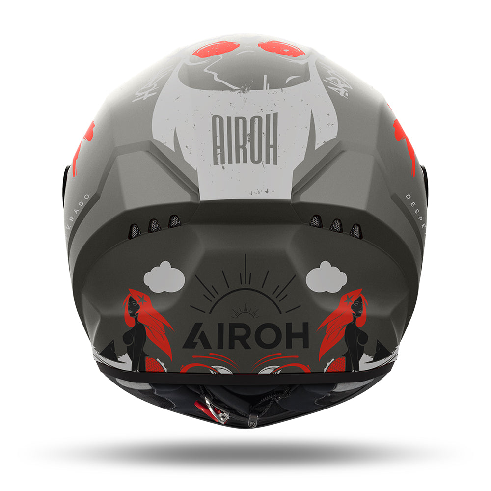 AIROH CONNOR DESPERADO HELMET - ORANGE MATT