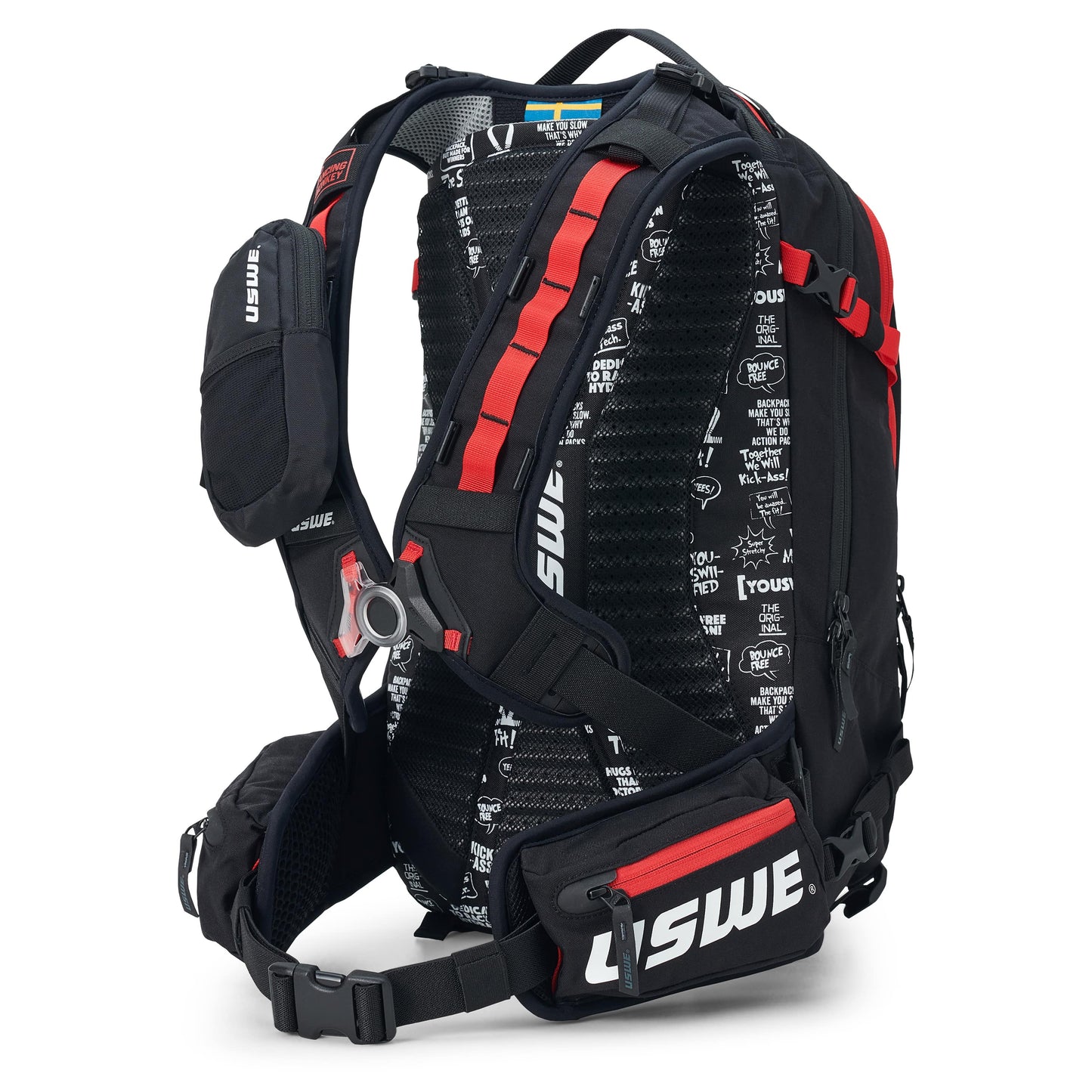 USWE CORE 16L OFF-ROAD DAYPACK - BLACK/RED