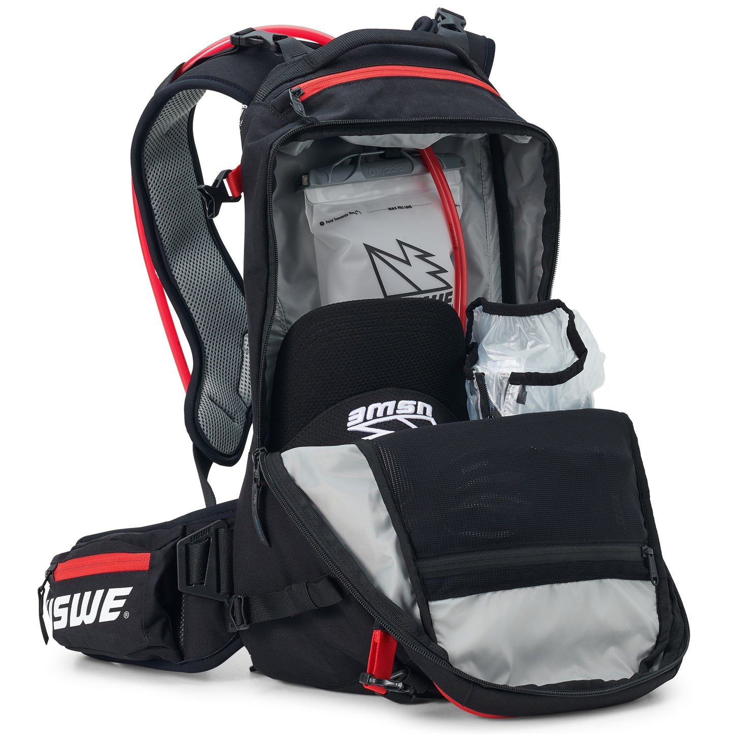 USWE CORE 25L OFF-ROAD DAYPACK - BLACK/RED