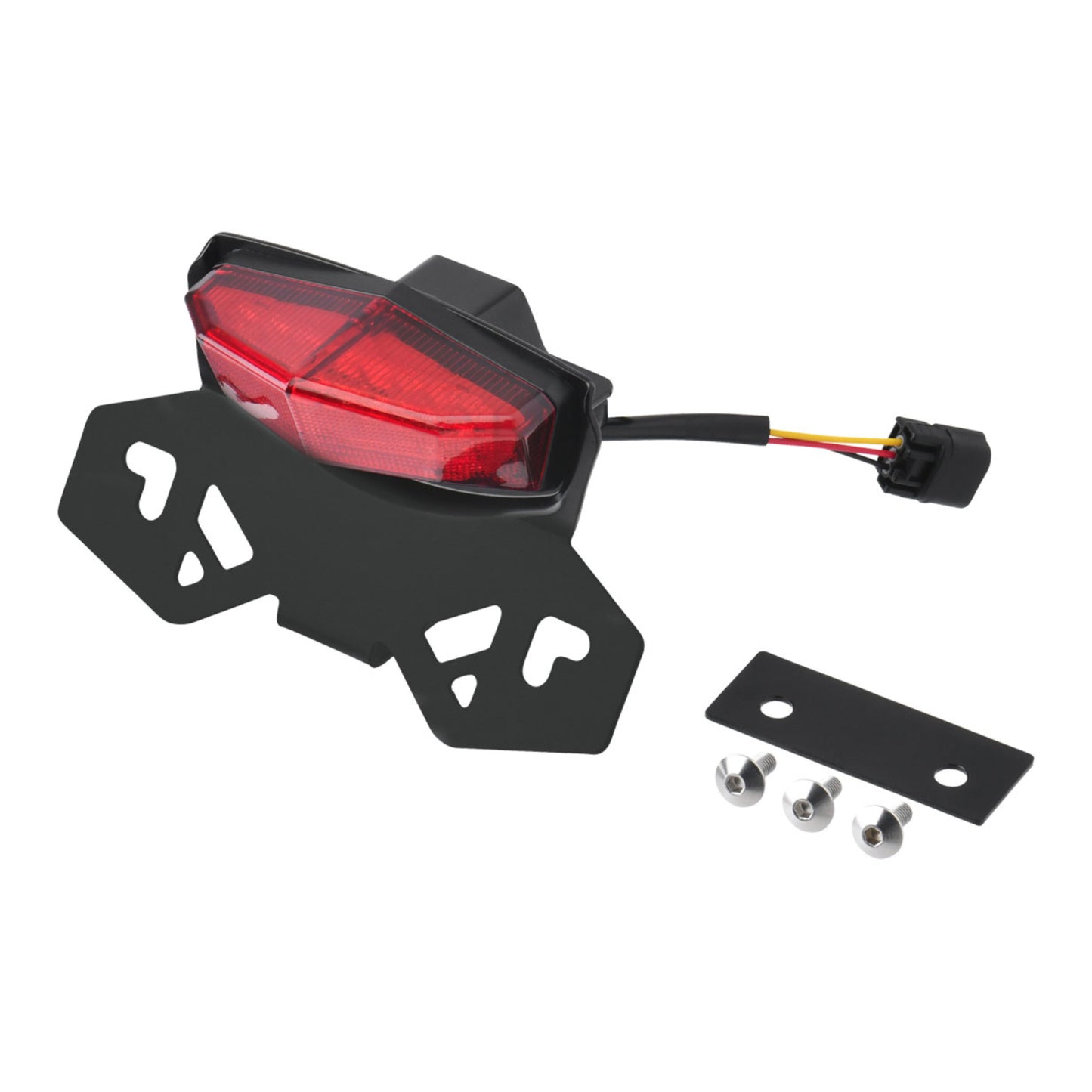 DRC Edge Tail Light Holder Kit - Red Lens - Honda CRF300L / CRF300 Rally (\'21-)