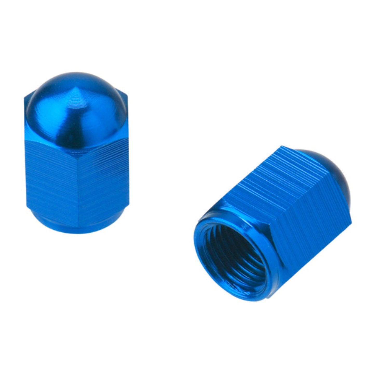 DRC Aluminium Valve Caps (2 Pack) - Honda Blue