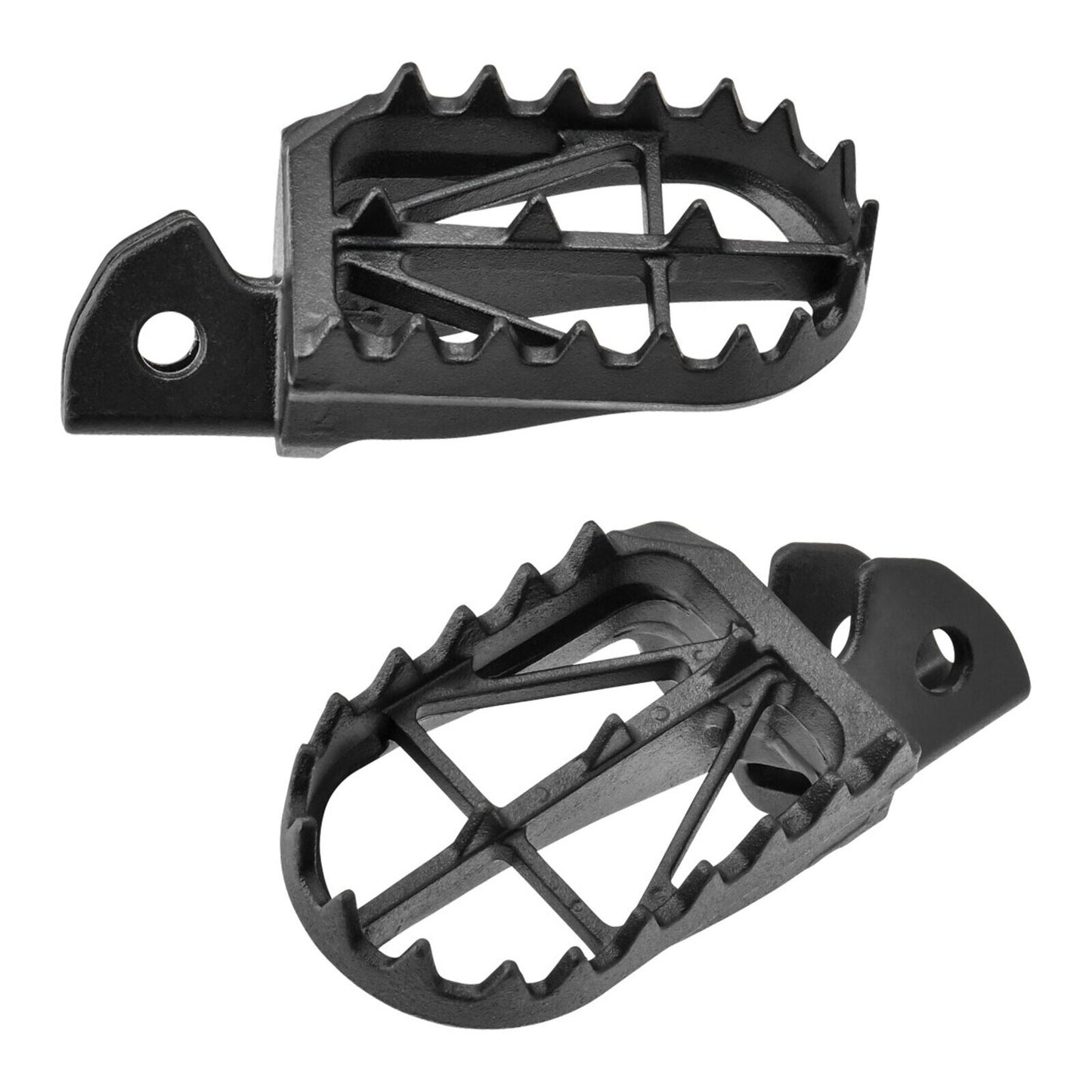 Zeta Wide Chromoly Mid Foot Pegs - Suzuki RM85 / Kawasaki KDX200R / KDX200SR (\'8