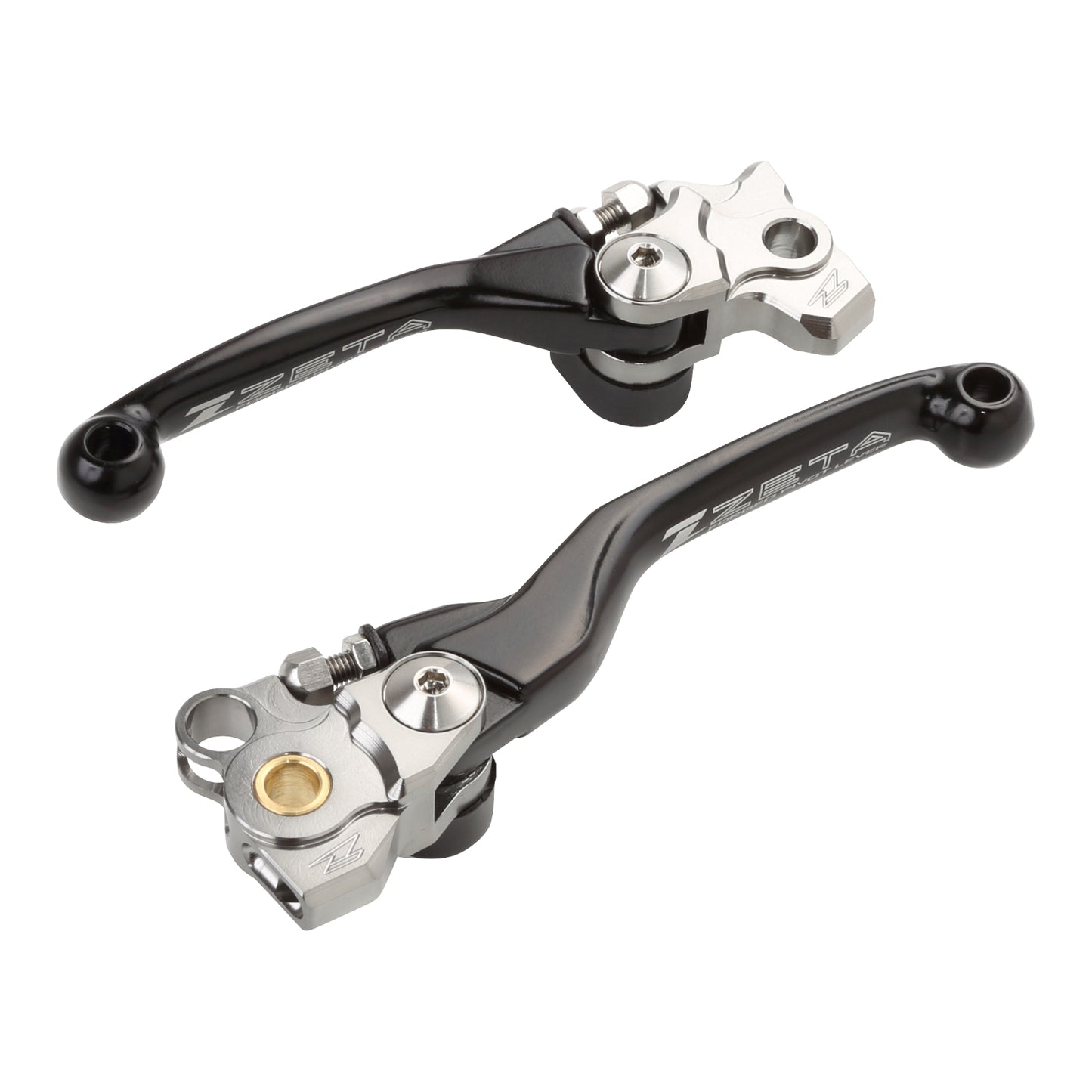 Zeta Pivot Lever Set FP - Kawasaki KX250 (\'21-\'26) / KX450 (\'19-\'23) - Black