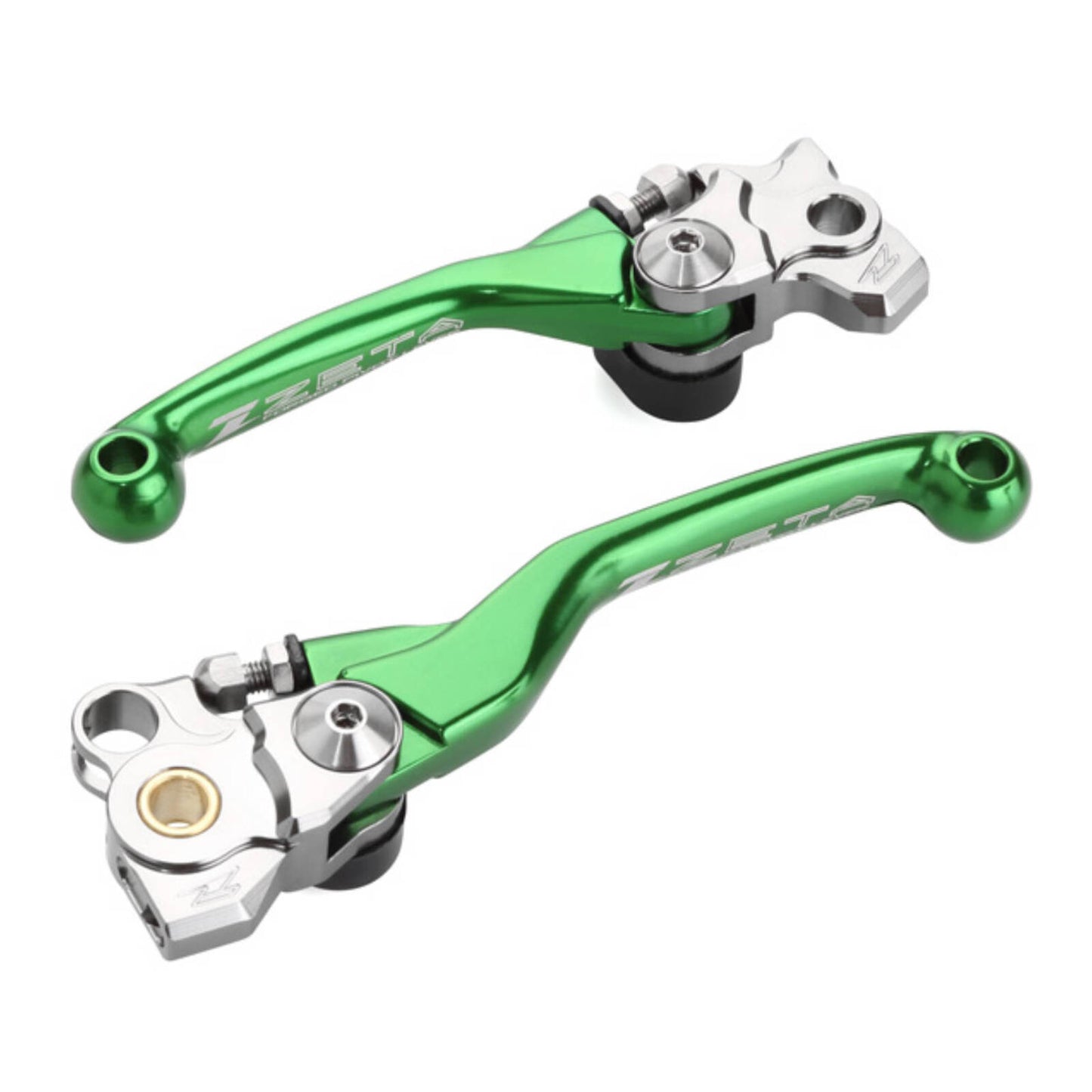 Zeta Pivot Lever Set FP - Kawasaki KX250 (\'21-\'26) / KX450 (\'19-\'23) - Green