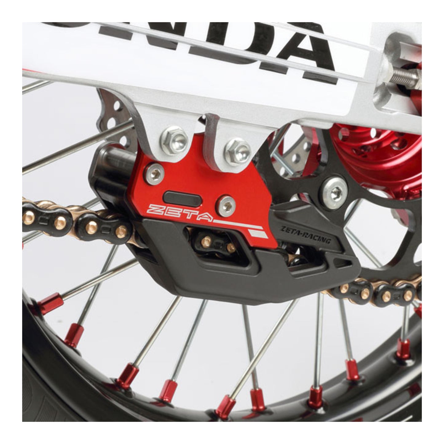 Zeta Chain Guide- Honda CRF250L/M/Rally, CRF300L/Rally - Red