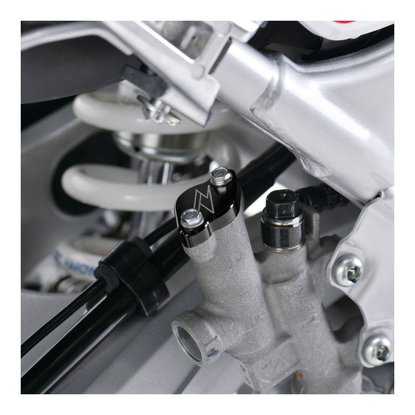 Zeta Rear Brake Reservoir Cover - Yamaha YZ / YZF, WRF, WR250R / WR250X - Black