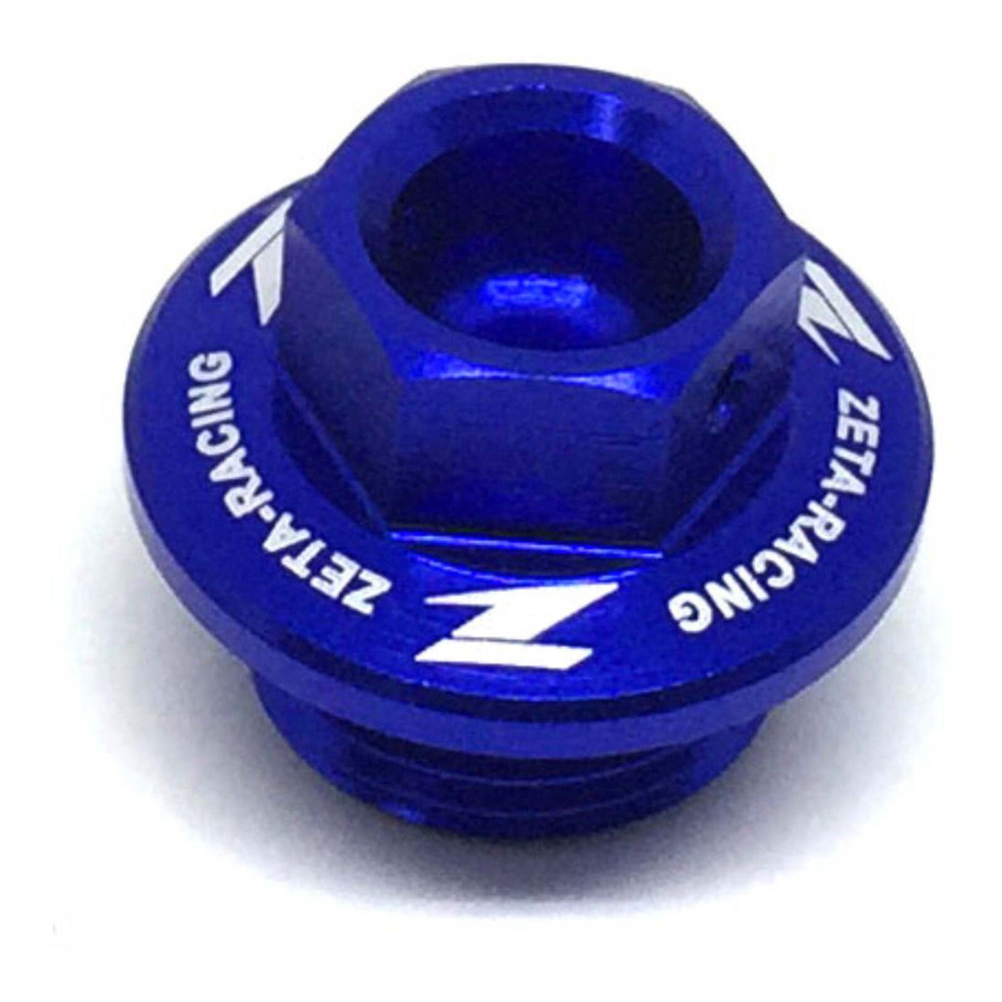 Zeta Oil Filler Plug - Kawasaki KX250 (\'05-\'07), KX250F / KX450F (\'04-) - Blue