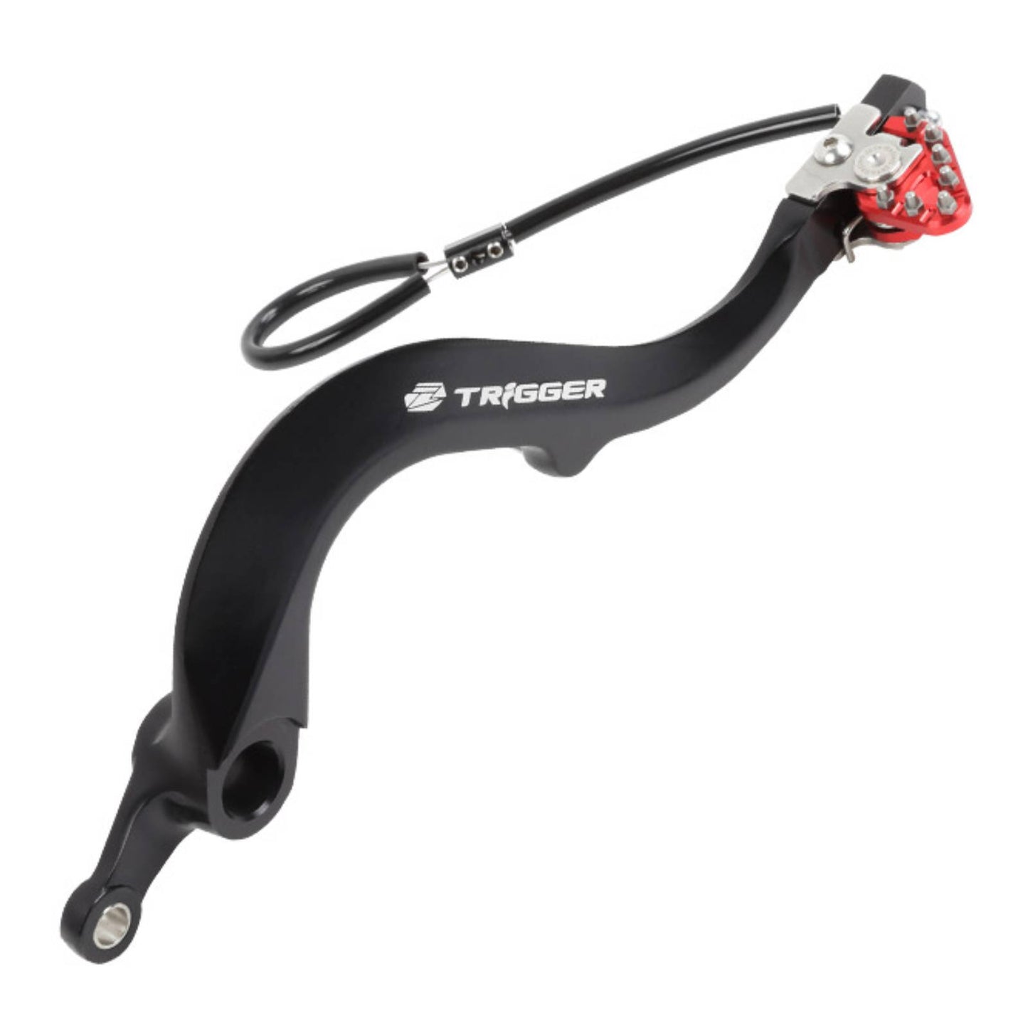 Zeta Trigger Brake Pedal - Kawasaki KX250F (\'06-\'20) - Red