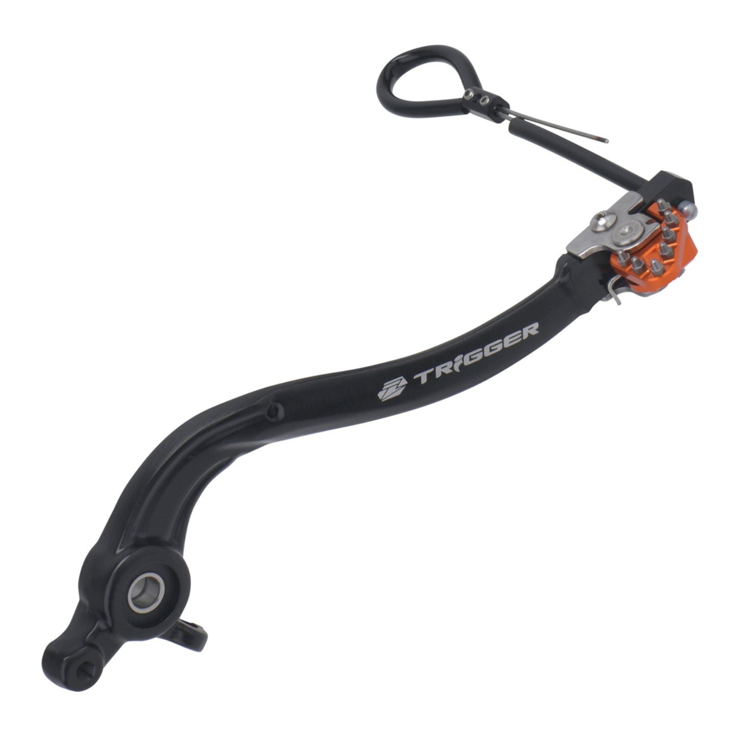 Zeta Trigger Brake Pedal - KTM 250 SX (\'17-), 250 / 350 EXC-F (\'17-) - Orange