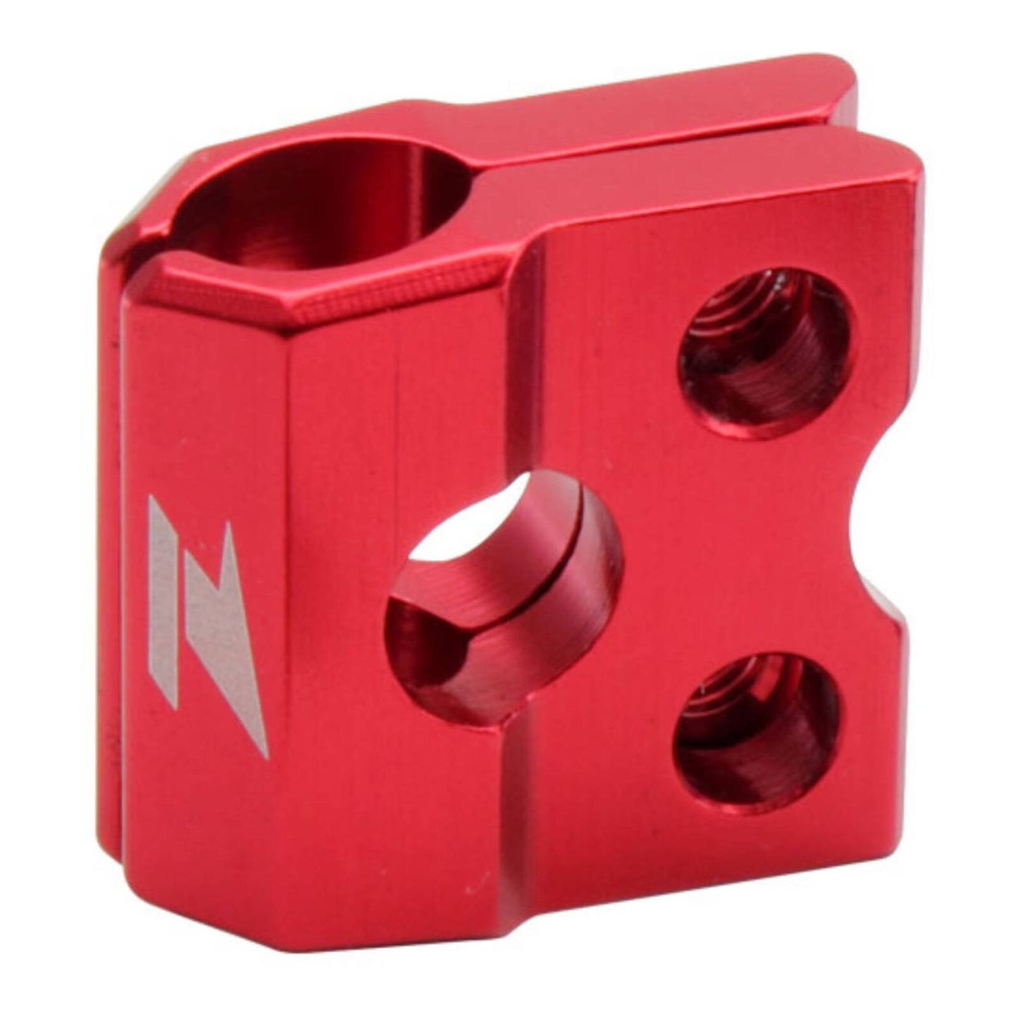Zeta Front Brake Line Clamp - Honda CR / CRF (\'04-), CRF250L - Red