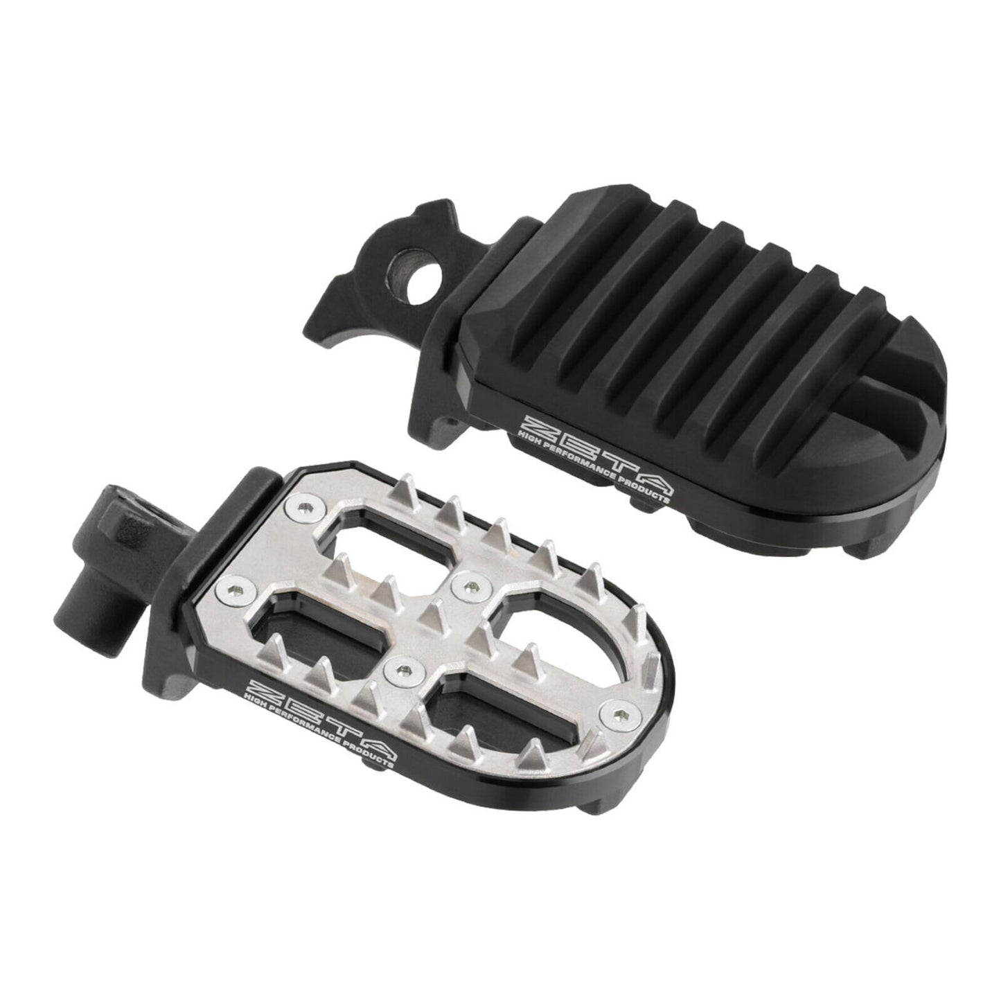 Zeta Adventure Foot Pegs - Yamaha Tenere 700 (\'20-) - Black