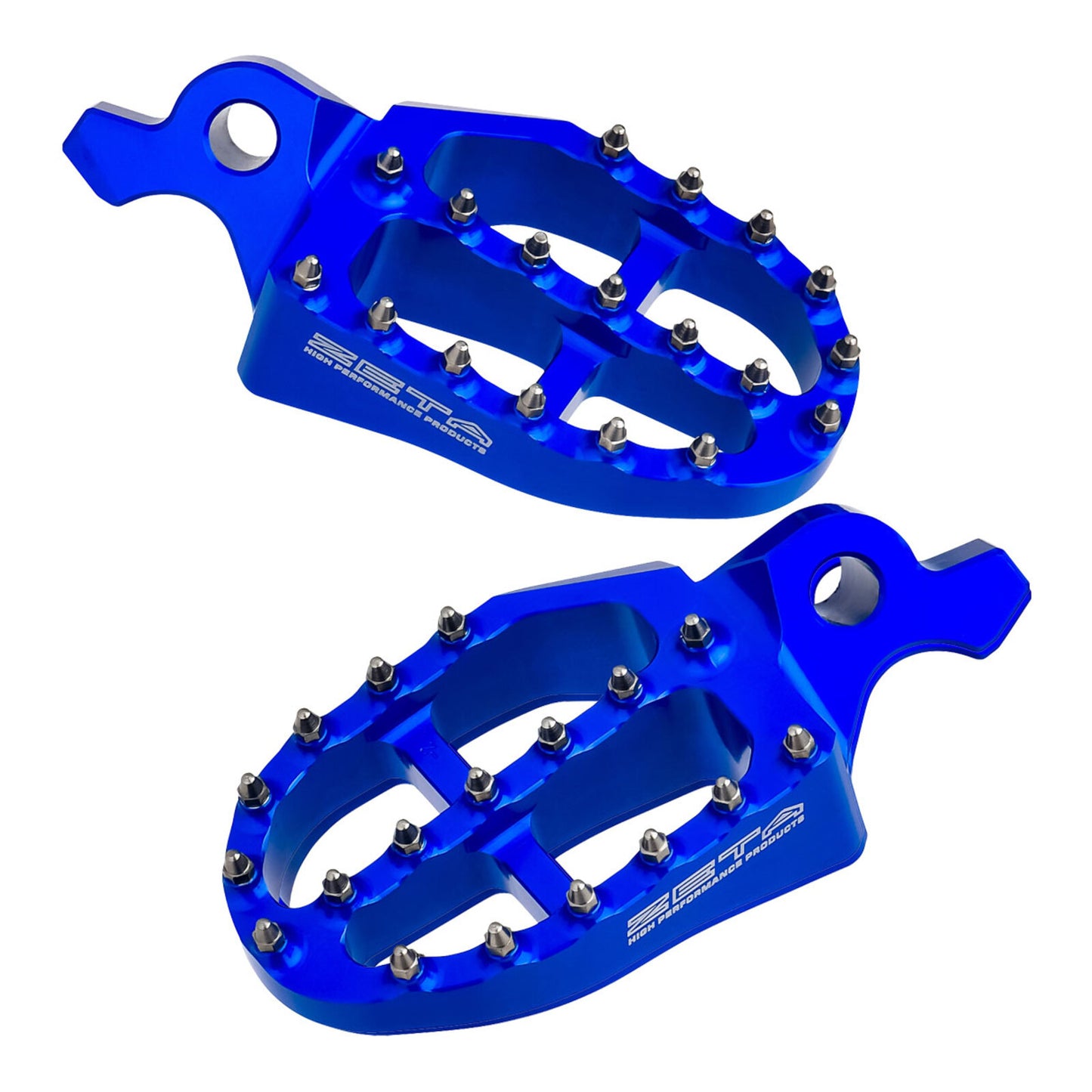 Zeta Aluminium Foot Pegs - Yamaha YZ (\'23-) - Blue