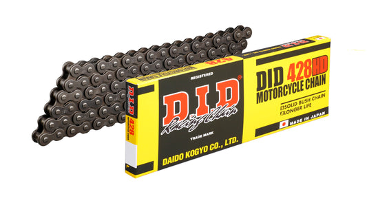 DID 428HD NON-O-RING CHAIN (RB) - NATURAL STEEL