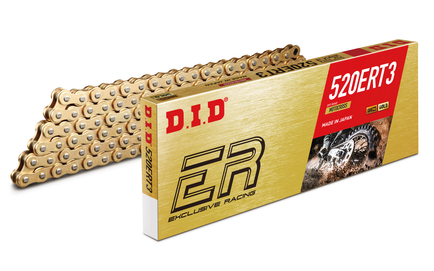 DID 520ERT3 MX CHAIN (RB) - GOLD