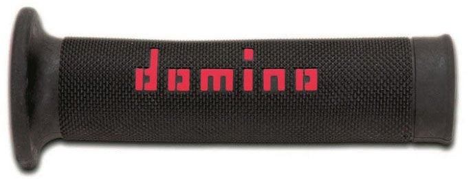 Domino A010 Slim Road Racing Grips - Black Red