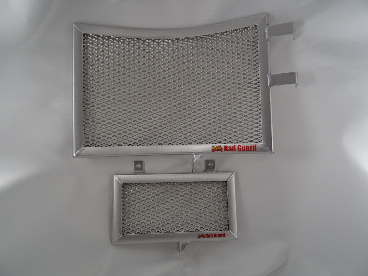 RAD GUARD RADIATOR & OIL COOLER SET POLISHED ALLOY MT-10