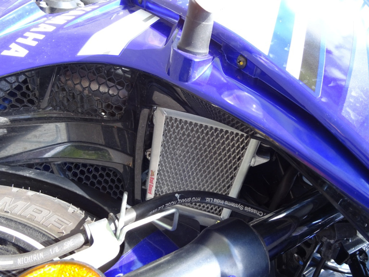 RAD GUARD RADIATOR GUARDS BLACK YZF-R15