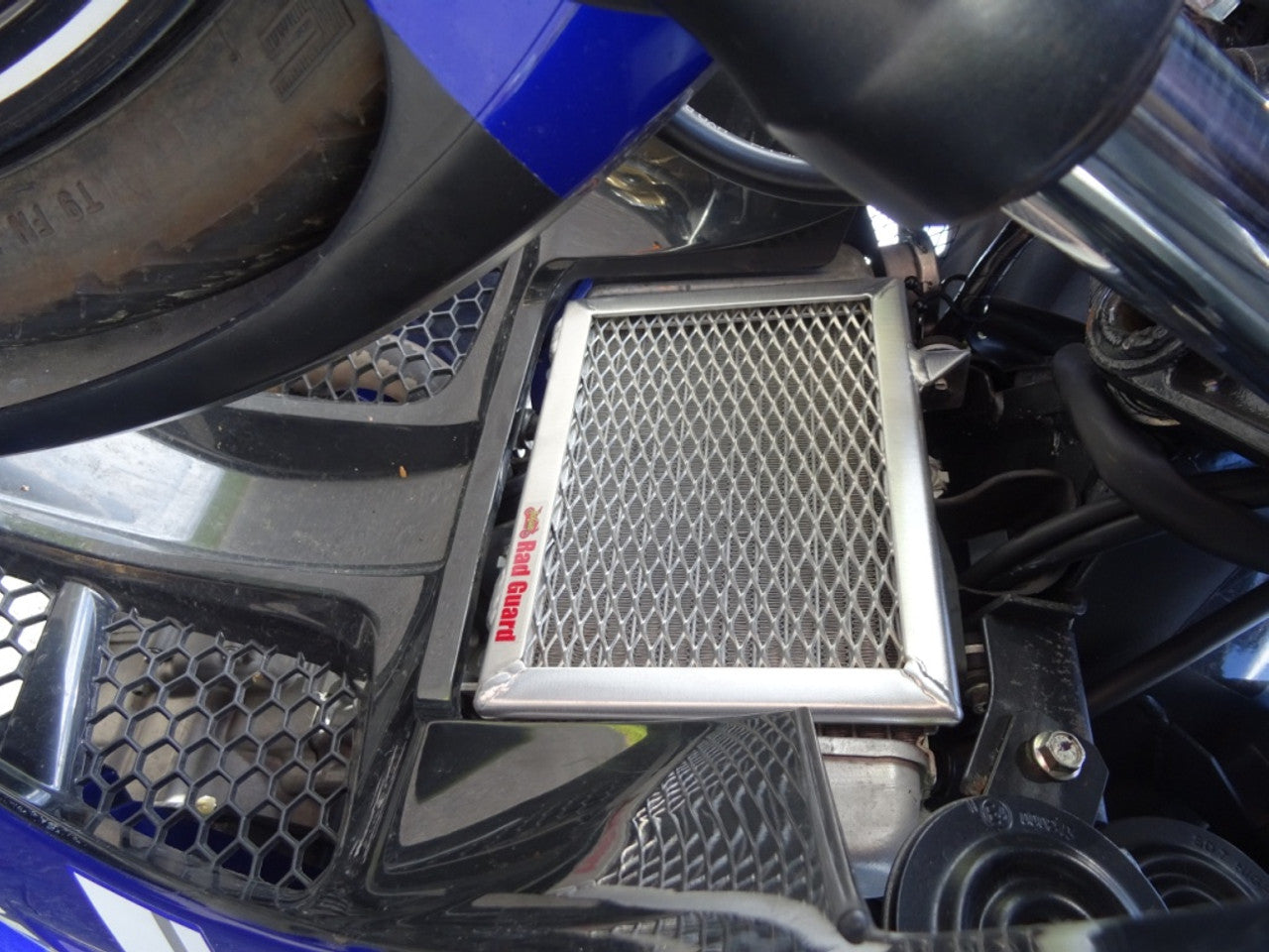 RAD GUARD RADIATOR GUARDS POLISHED ALLOY YZF-R15