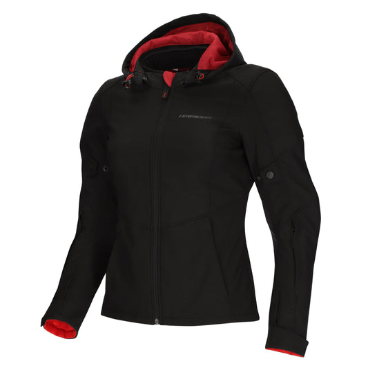 DRIRIDER BLVD WATERPROOF SOFT SHELL LADIES JACKET - BLACK