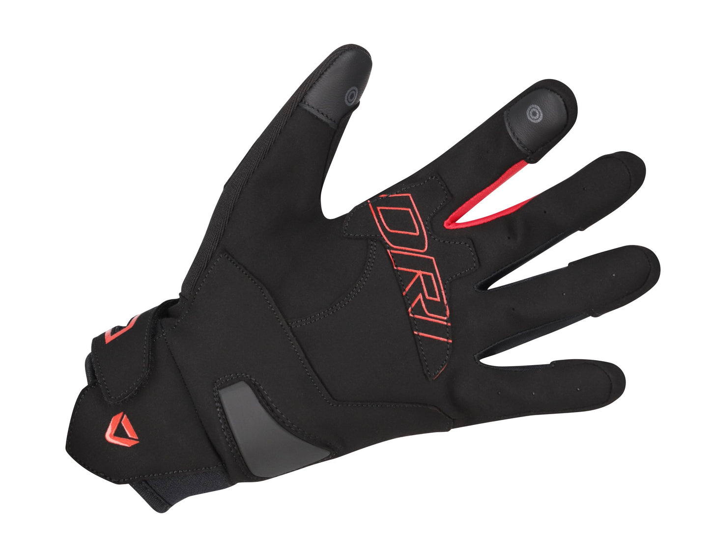 DRIRIDER FLEX GLOVES - BLACK/RED