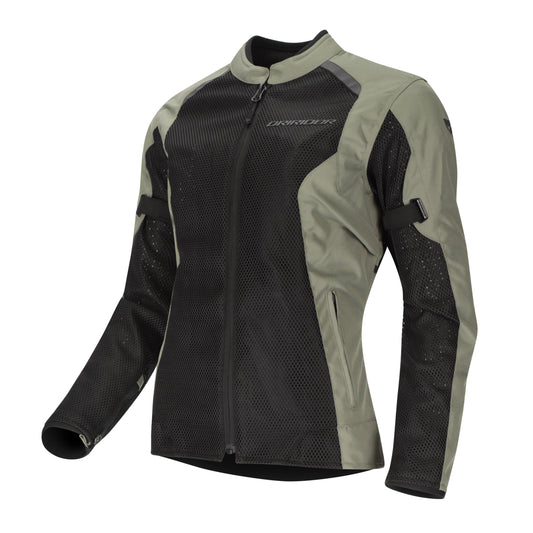 DRIRIDER AEROMESH LADIES JACKET - BLACK OLIVE
