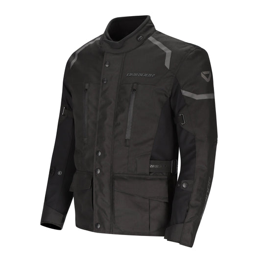 DRIRIDER COMPASS V JACKET - BLACK/BLACK