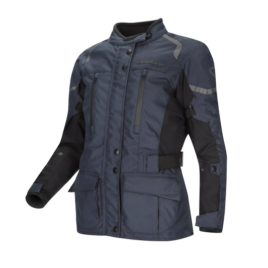 DRIRIDER COMPASS V LADIES JACKET - NAVY/BLACK