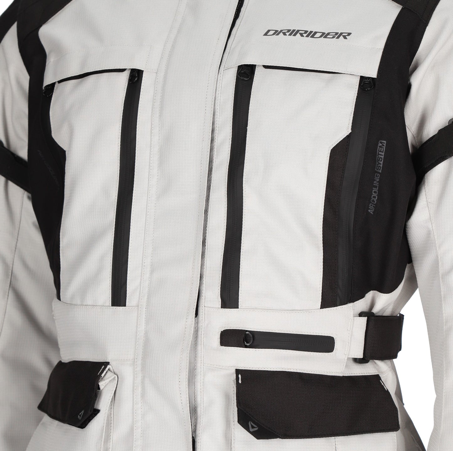 DRIRIDER EXPLORER ADVENTURE LADIES JACKET - LIGHT GREY