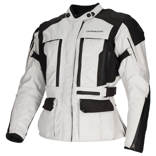 DRIRIDER EXPLORER ADVENTURE LADIES JACKET - LIGHT GREY