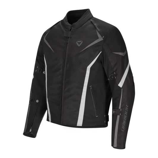 DRIRIDER ORIGIN 2 JACKET - BLACK/WHITE