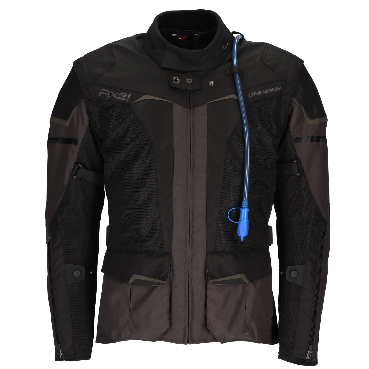 DRIRIDER RX4 ADVENTURE  JACKET - BLACK/GREY/STONE