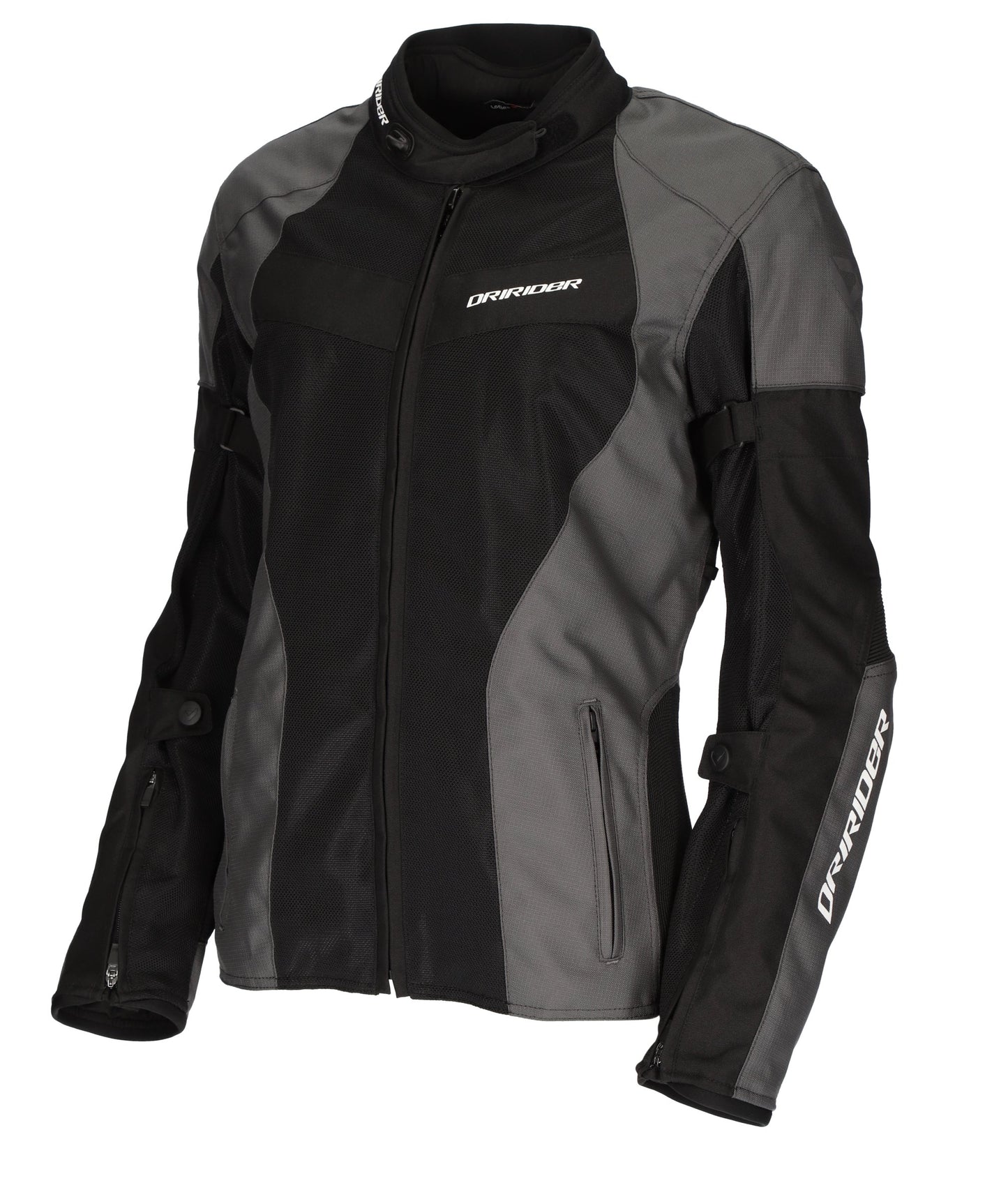 DRIRIDER VIVID 3 AIR LADIES JACKET - GREY/BLACK