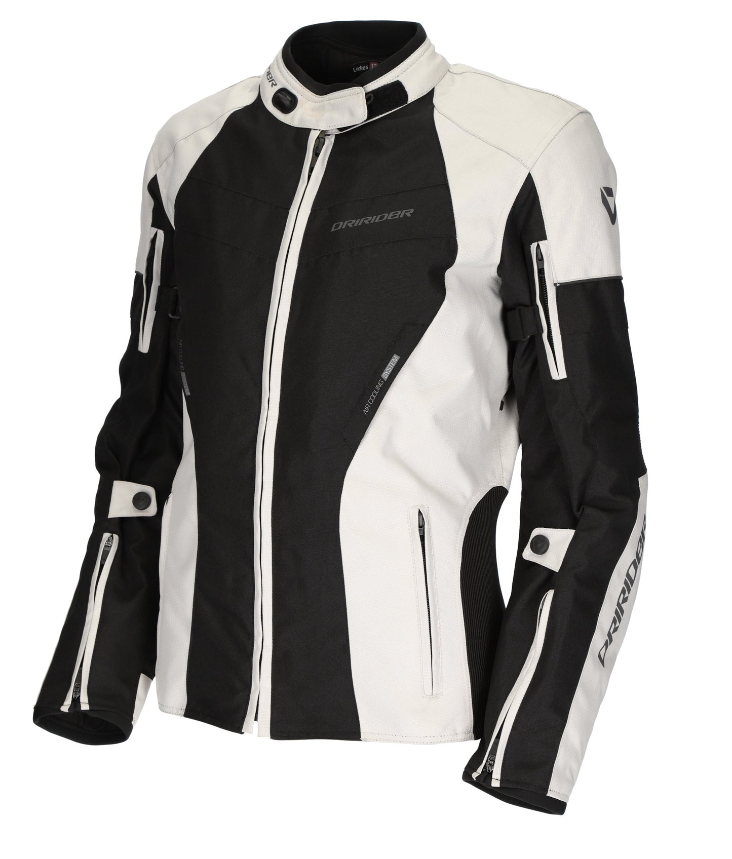 DRIRIDER VIVID 3 LADIES JACKET - PEARL BLACK