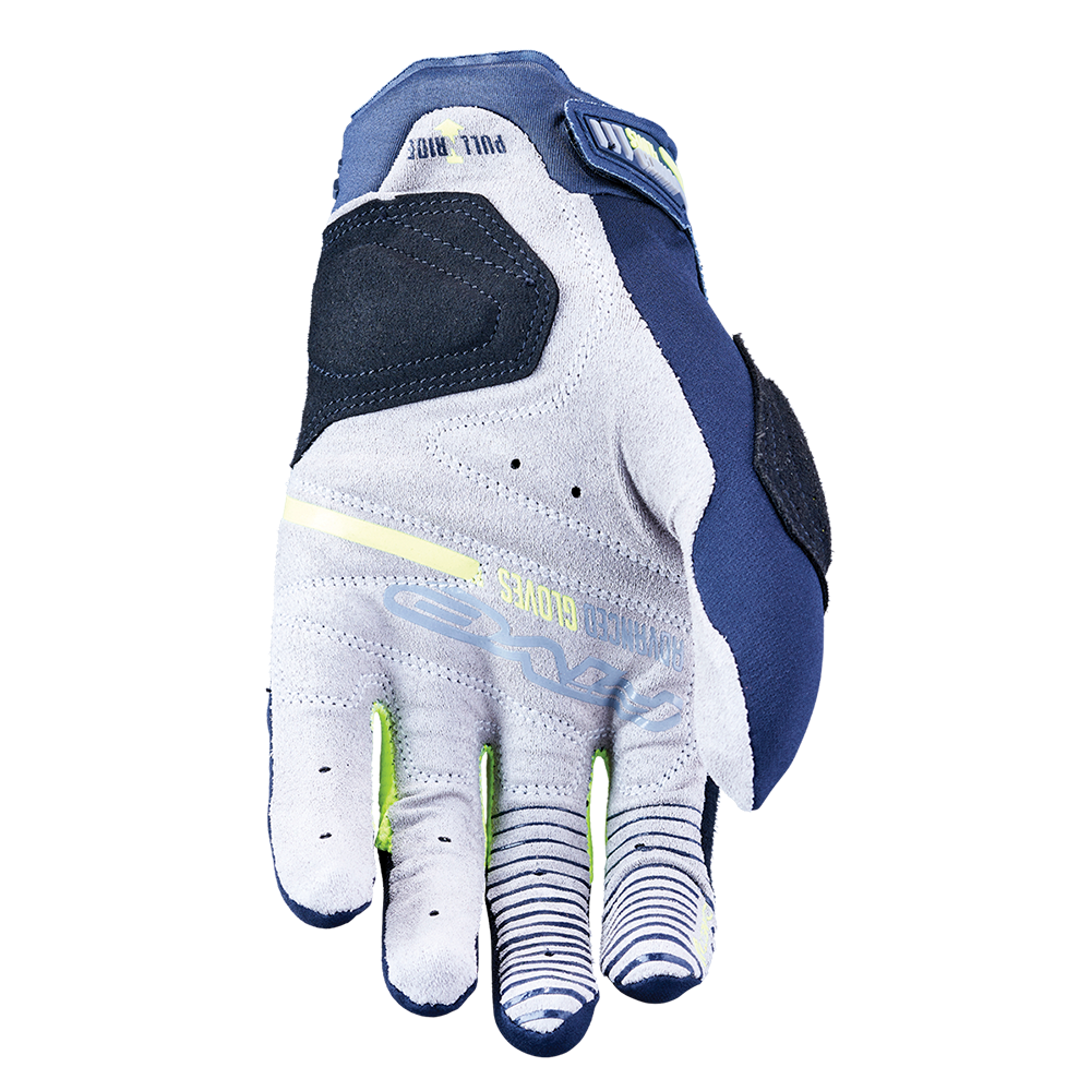 FIVE E1 ENDURO GLOVES - NAVY/FLURO