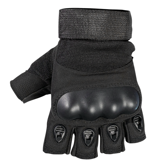 MOTODRY FINGERLESS EASY-RIDE GLOVES - BLACK