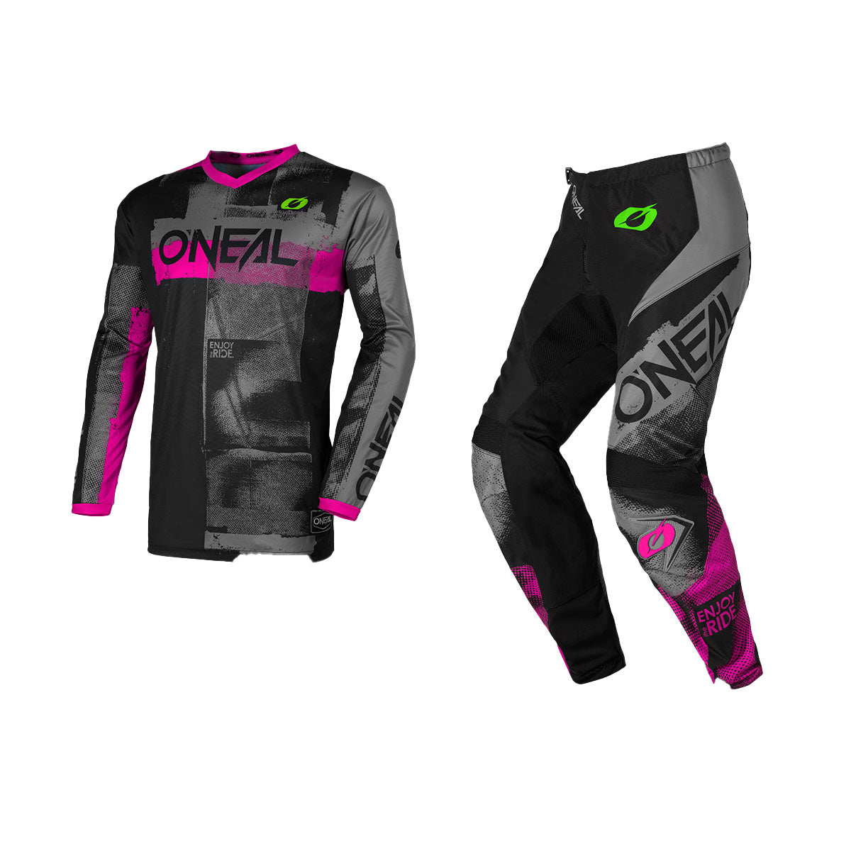 ONEAL 2026 YOUTH GIRLS ROLLER GEAR SET - BLACK/PINK